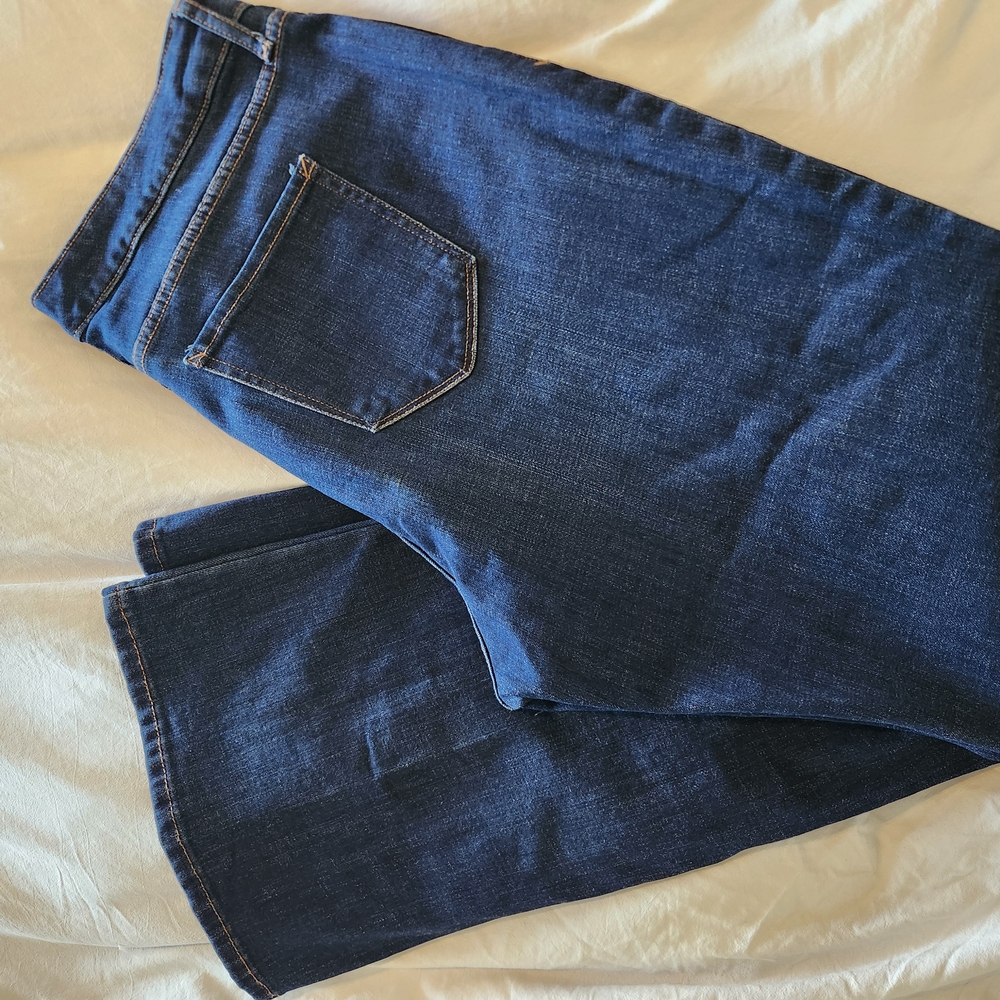 A.n.a. Blue Flare Stretchy Jeans Jc Pennys 18w Worn 1 Time